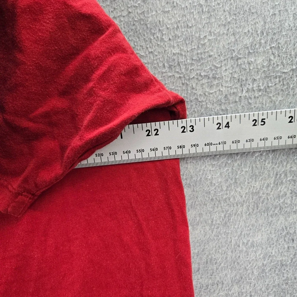 The North Face Men‎ Polo Shirt XL Red Logo Embroidered Short Sleeve Collar